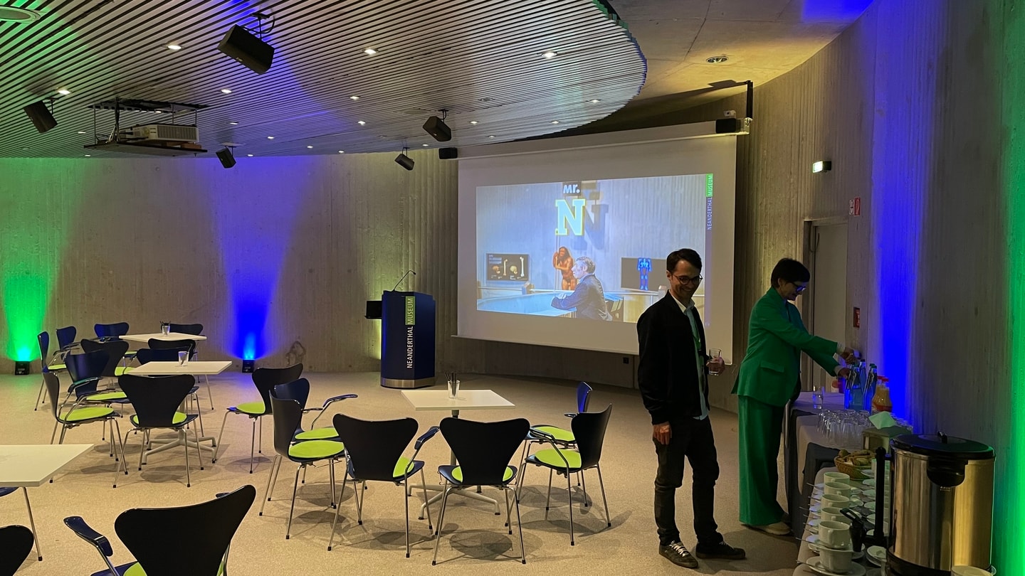 Auditorium im Neanderthal Museum